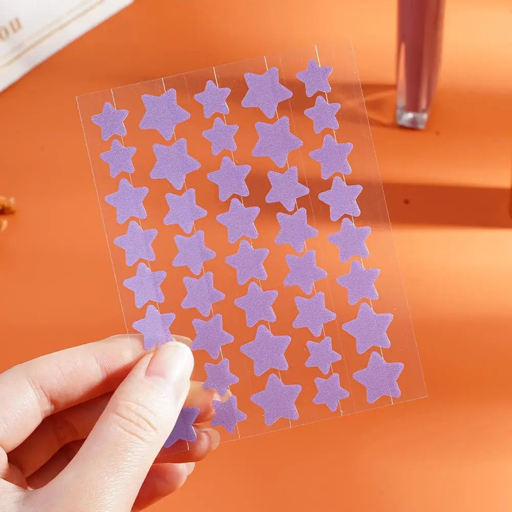 40pcs Star-Shaped Pimple Patches – Cute, Colorful & Invisible Care