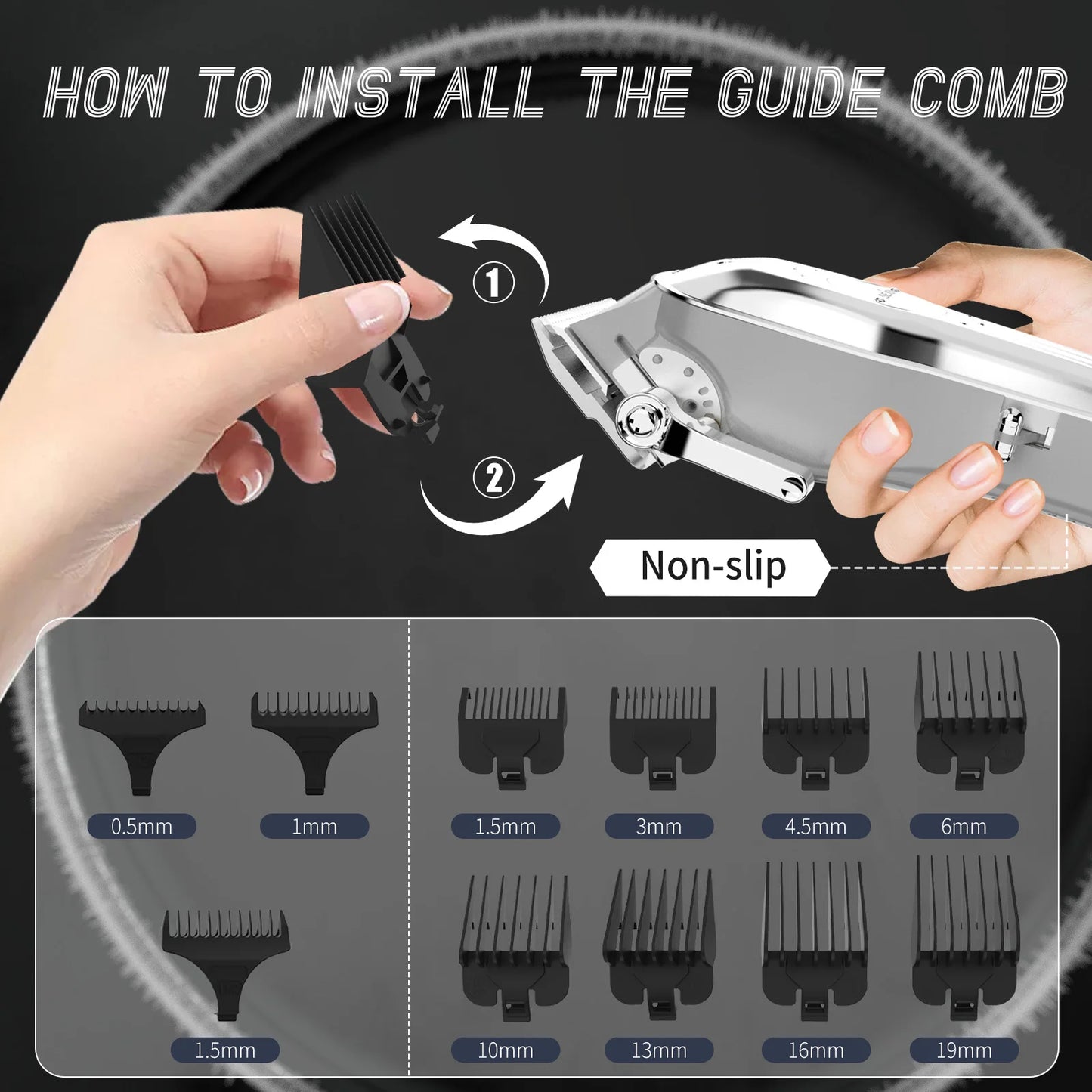 Cartmela Professional Hair Clipper Set