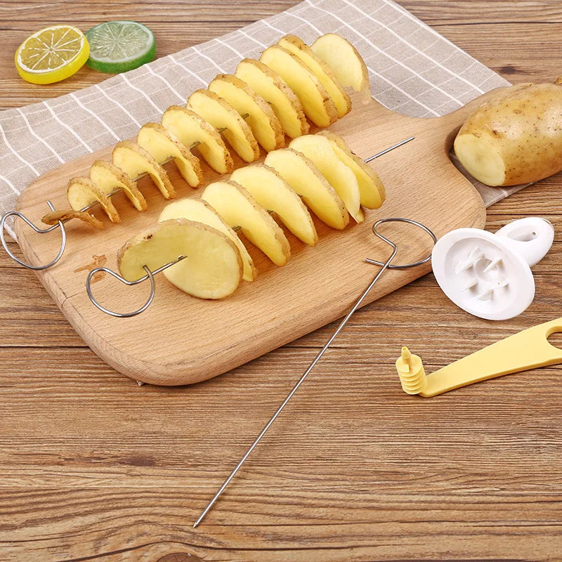 Spiral Potato Cutter – DIY Twisted Vegetable & Fruit Slicer