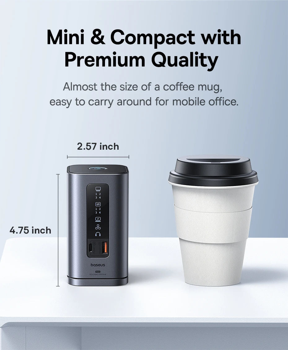USB-C 11-in-1 Hub – 4K HDMI, DP Triple Display, 100W PD Dock