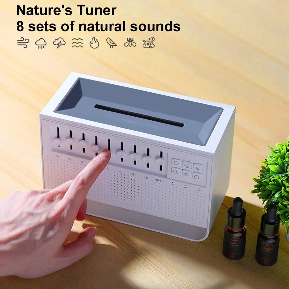 Portable White Noise Bluetooth Speaker with Night Light & Humidifier
