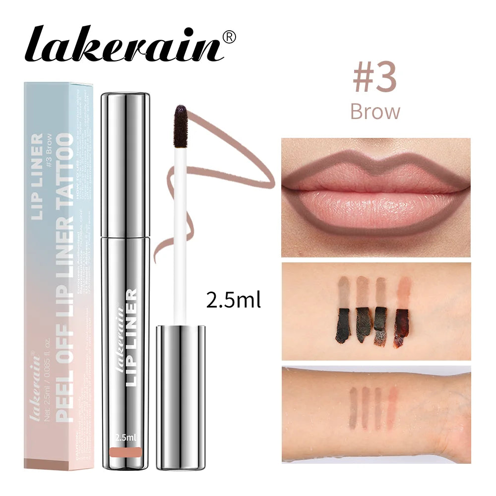 Peel-Off Tattoo Lip Tint – Waterproof Long-Lasting Matte Lip Stain