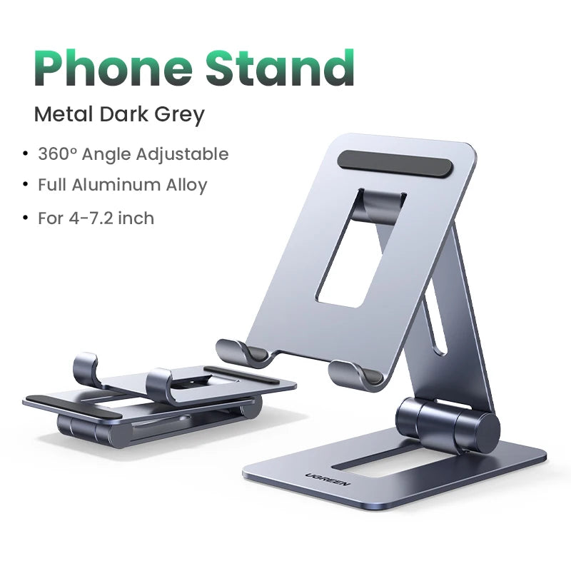 Aluminum Tablet & Phone Stand – Adjustable Holder for Desk