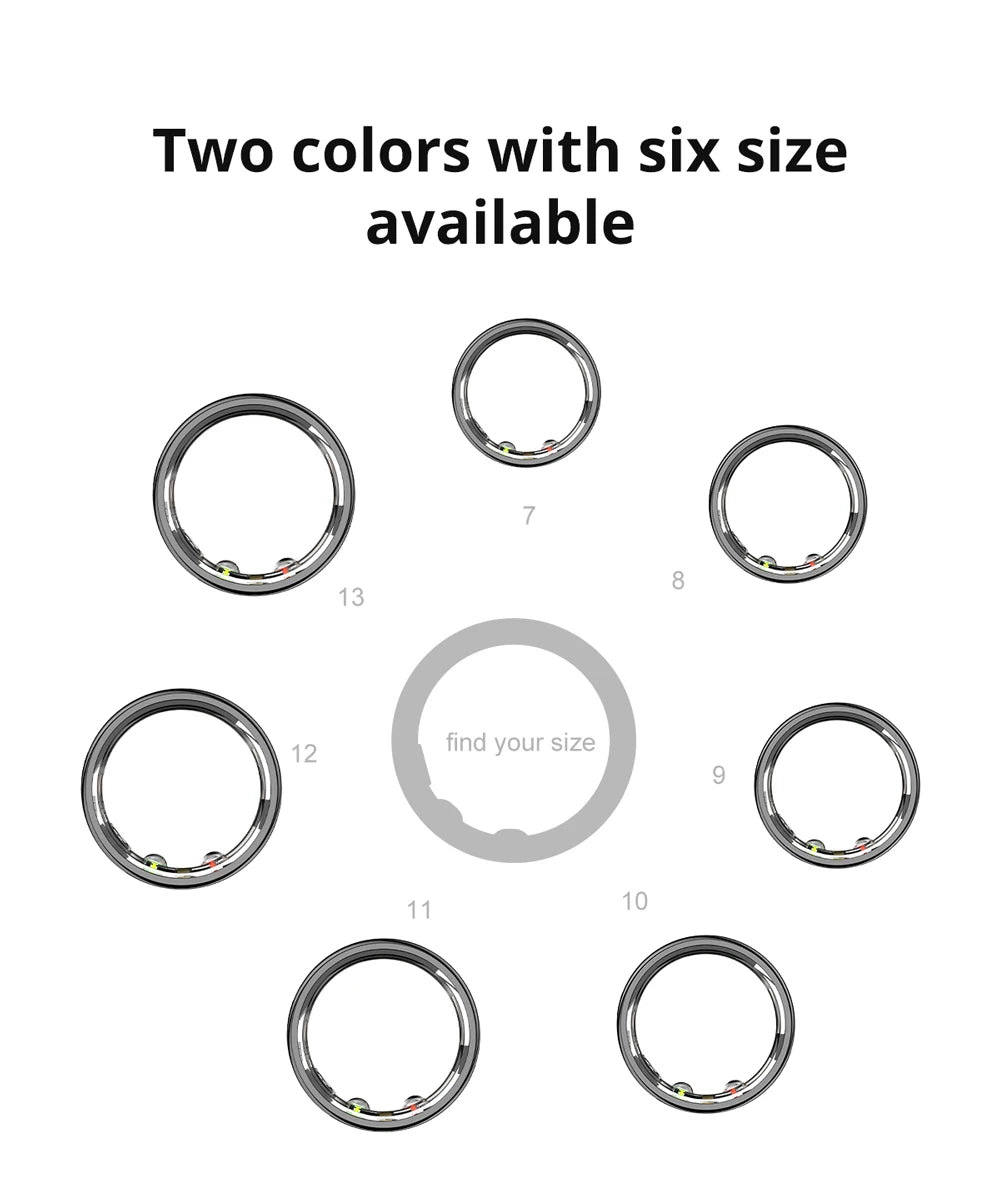 Cartmela | COLMI R10 Smart Ring with Charging Case | Health, Sleep & Fitness Tracker – Waterproof & Stylish for Men and Women
