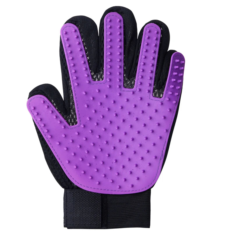 Pet Grooming Glove – Deshedding Brush & Bath Massage Tool for Cats & Dogs