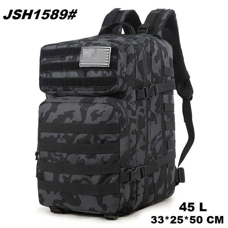 Tactical Backpack – Small Gym, Travel & Hiking Bag with Molle System