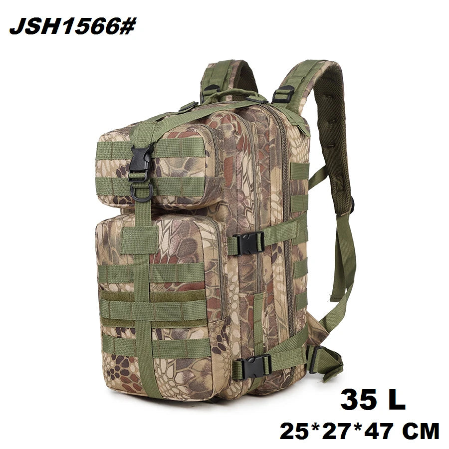 Tactical Backpack – Small Gym, Travel & Hiking Bag with Molle System
