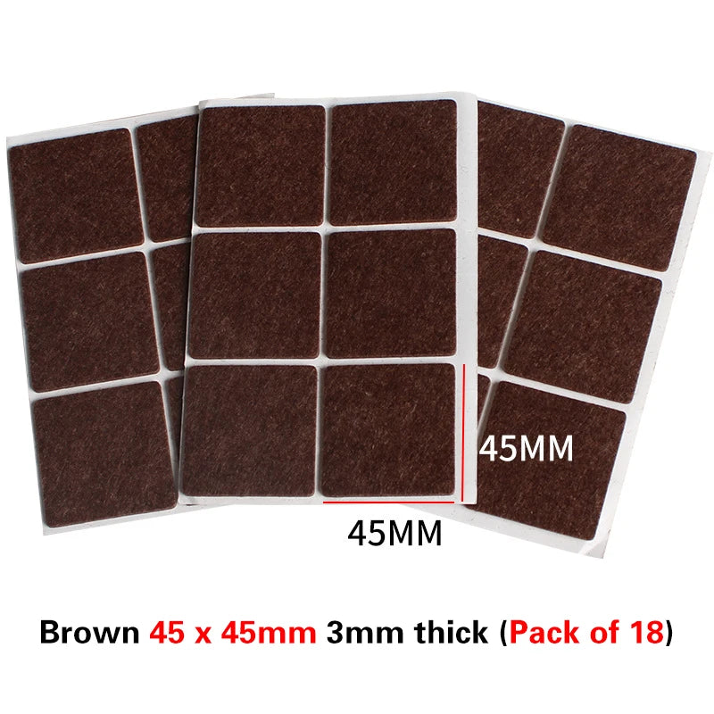 Felt Chair Leg Pads – Anti-Slip, Floor Protectors, Noise Reduction