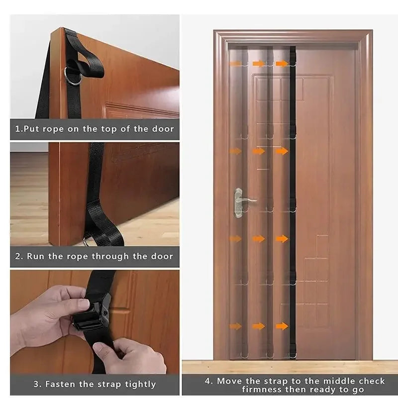 Door Anchor Strap for Resistance Bands – Home Fitness Attachment