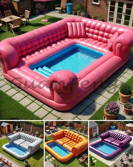 Cartmela Customized Inflatable Pool with Sofa