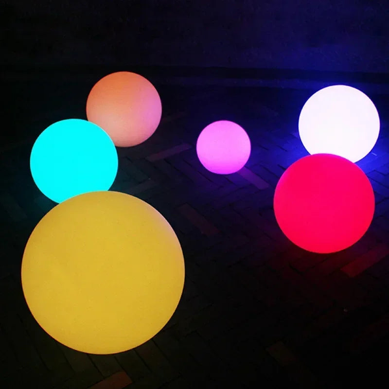 LED Solar Ball Light – Outdoor Garden, USB Charging, Remote Control