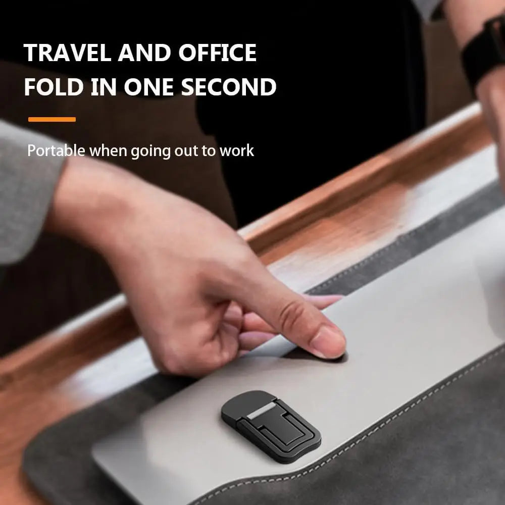 2pcs Foldable Laptop Stand – Adjustable & Portable Notebook Riser
