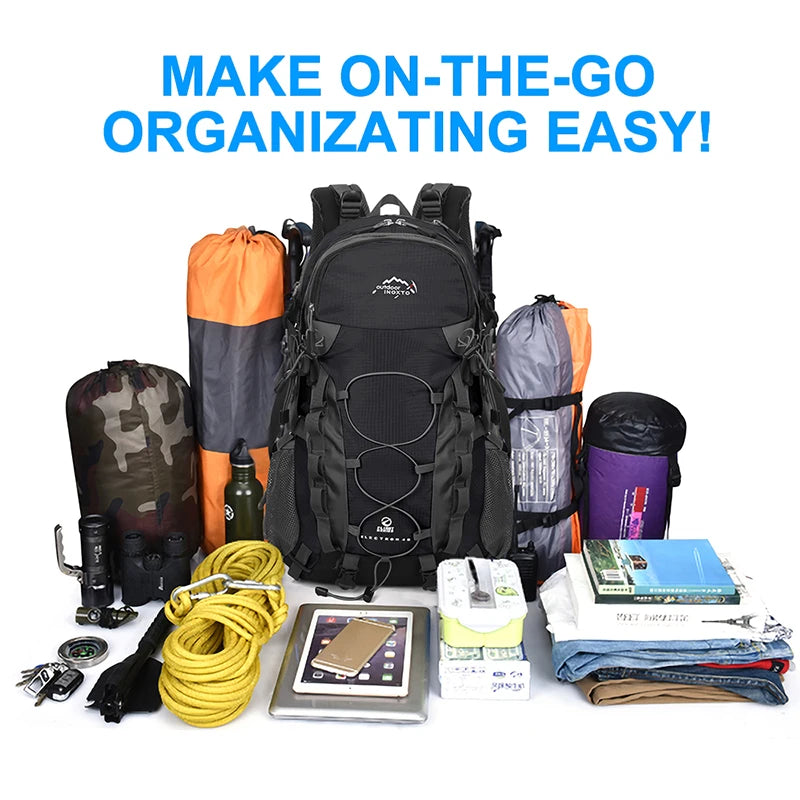 40L Sturdy Hiking Backpack Storage Bag – Tactical Travel Gear