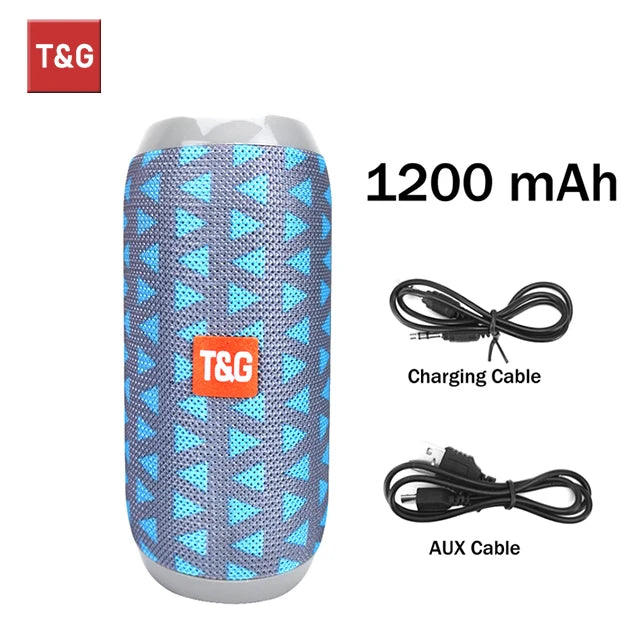 T&G TG117 Bluetooth Speaker Portable Waterproof Outdoor Stereo TWS