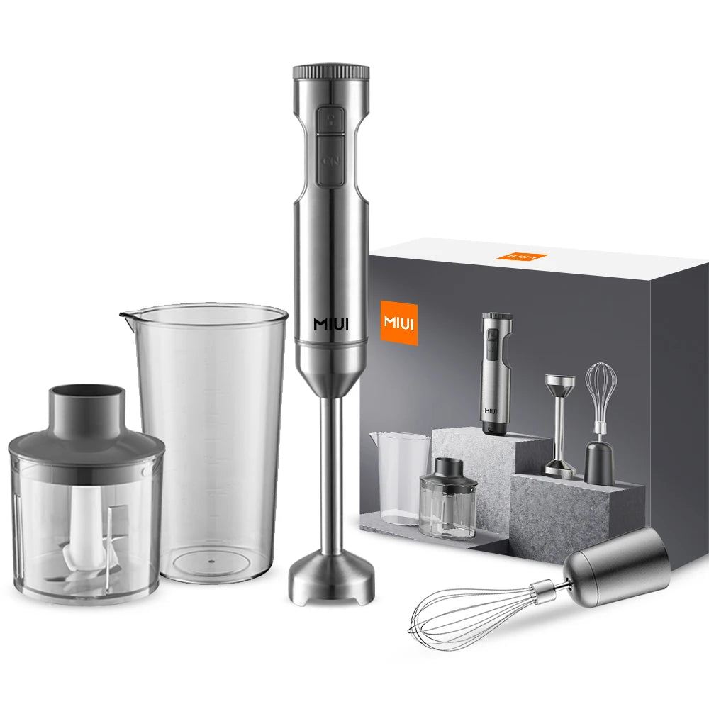 1000W 4-in-1 Hand Immersion Blender with Stainless Steel Stick
