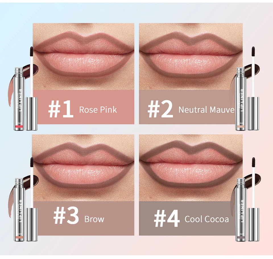Peel-Off Lip Tint – Waterproof Matte Lip Stain & Contour Liner