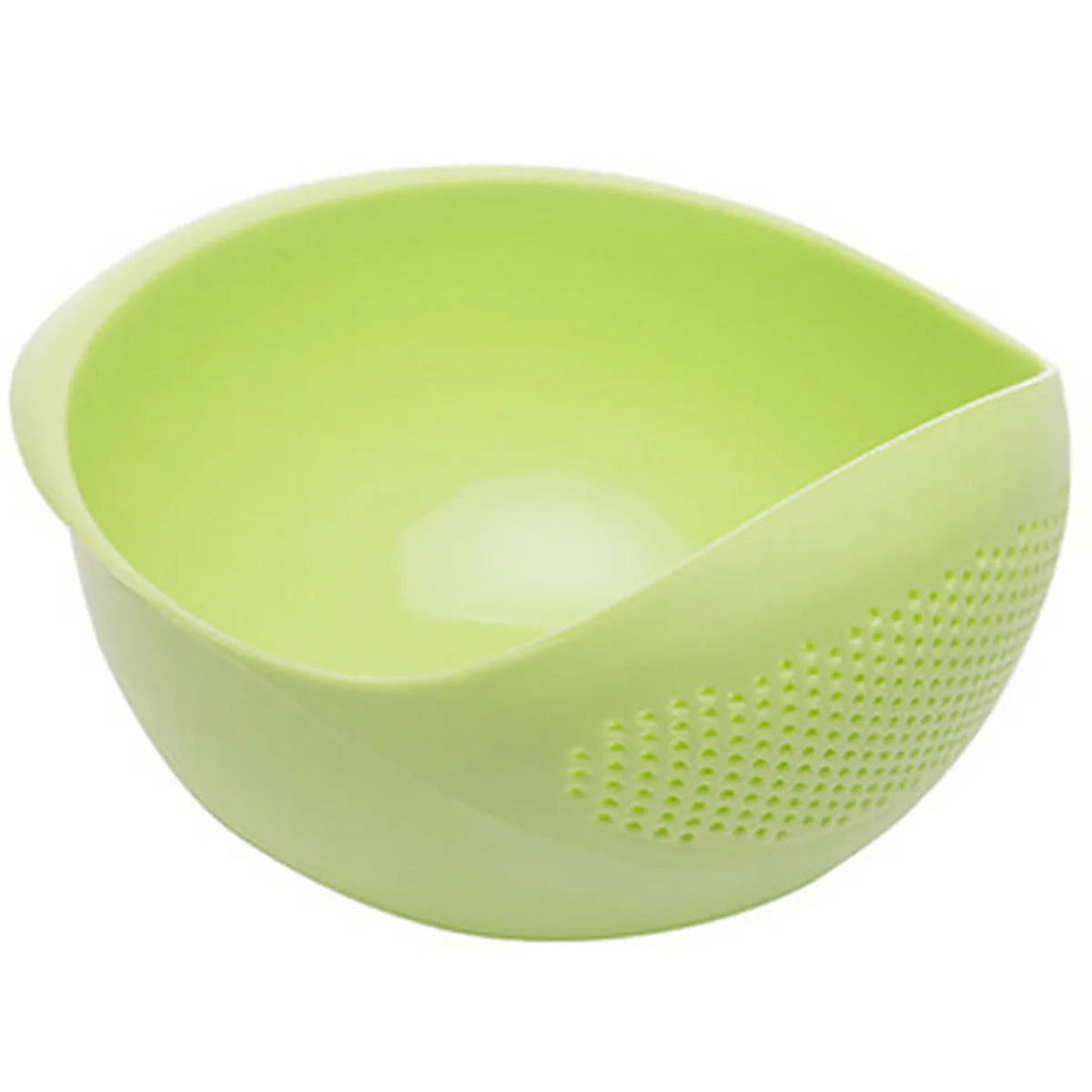 Multi-Use Rice Washing Colander Bowl with Handle – Kitchen Organizer