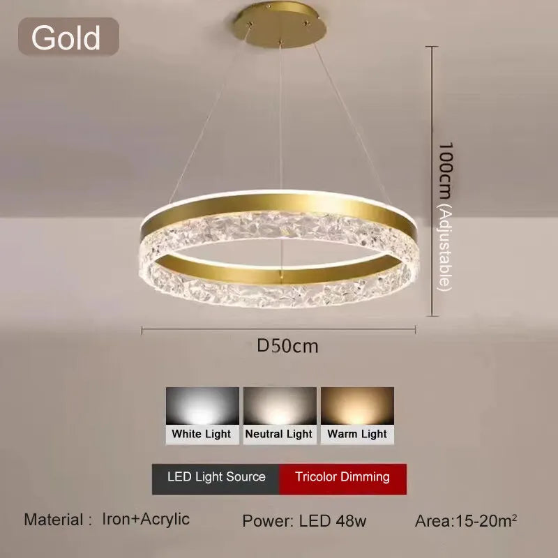 Cartmela Luxe Ring LED Ceiling Light