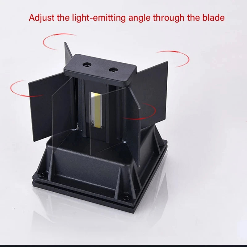 12W PIR Sensor LED Wall Light – Waterproof Outdoor/Indoor Lamp