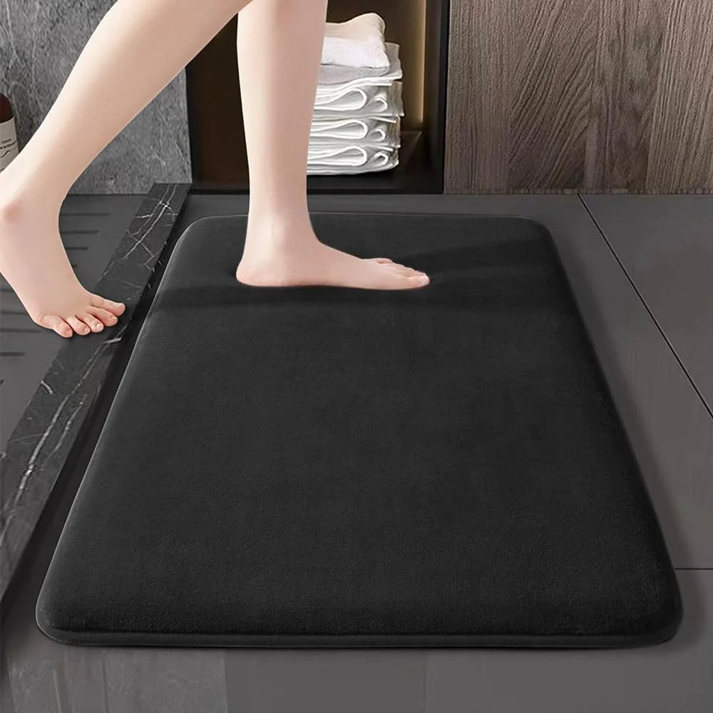 Super Absorbent Anti-Slip Bath Mat | Coral Velvet Bathroom Rug