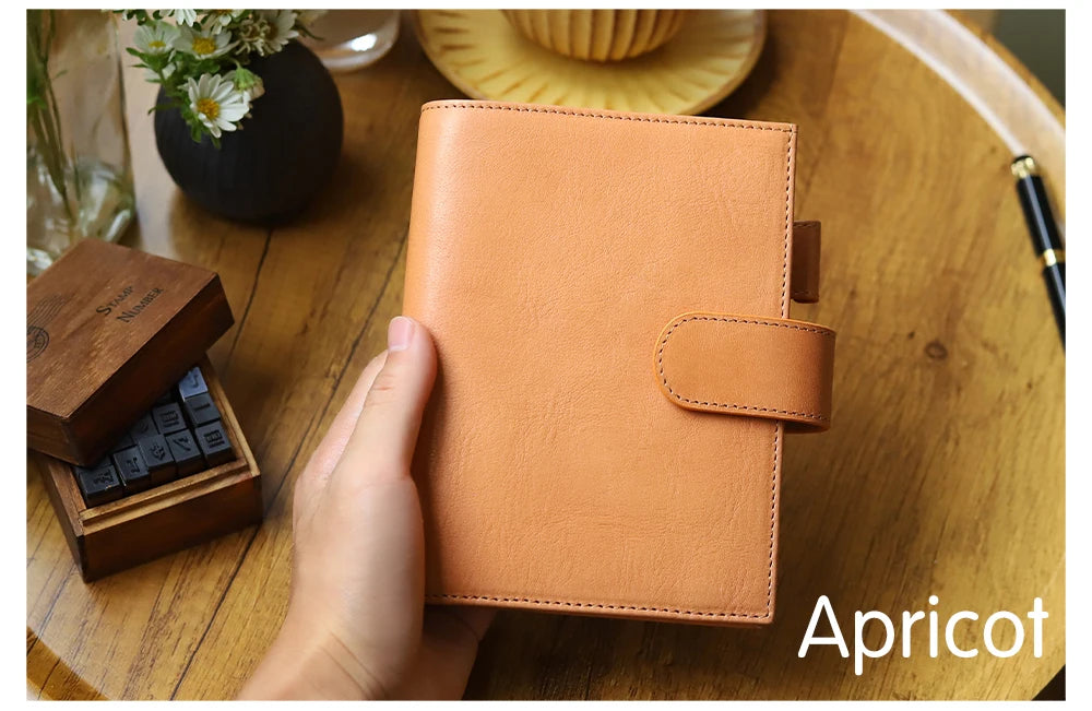A6 Plus Leather Notebook Cover – Full Grain Vegetable Tanned