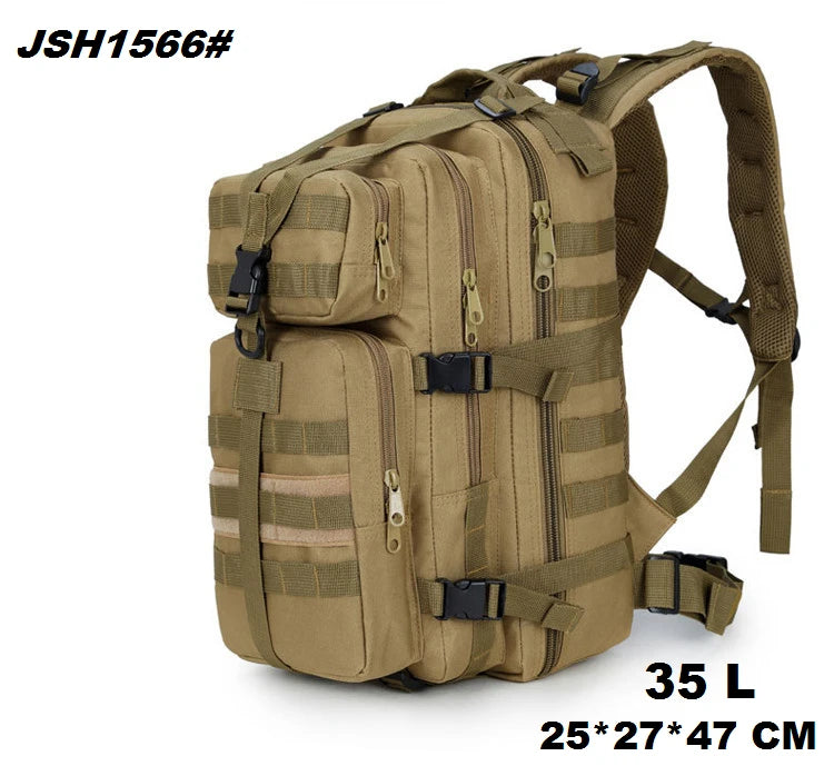 Tactical Backpack – Small Gym, Travel & Hiking Bag with Molle System