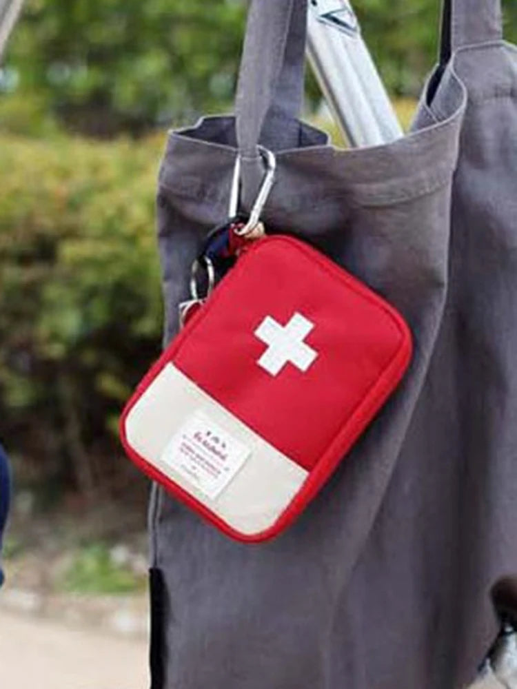 Mini Portable Medicine Bag–Travel First Aid Kit & Survival Storage Box
