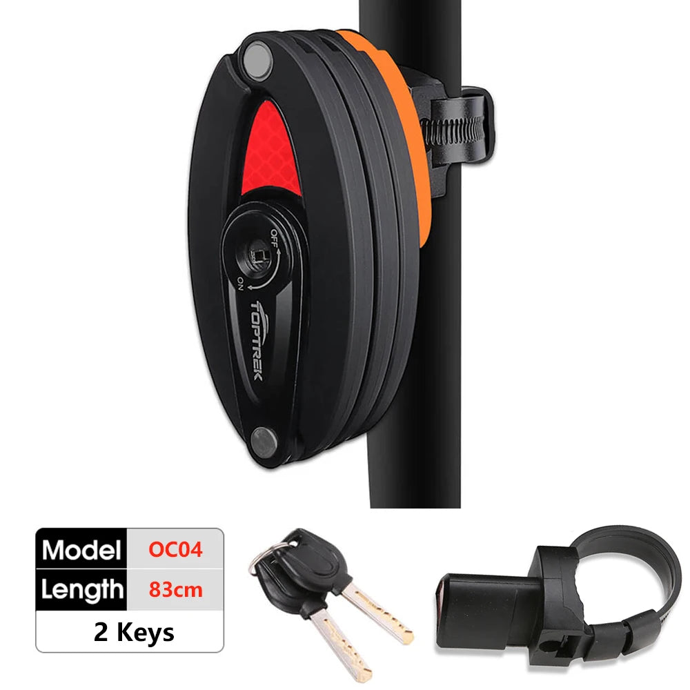 Foldable Bicycle Lock – High Security Anti-Theft Bike Accessory