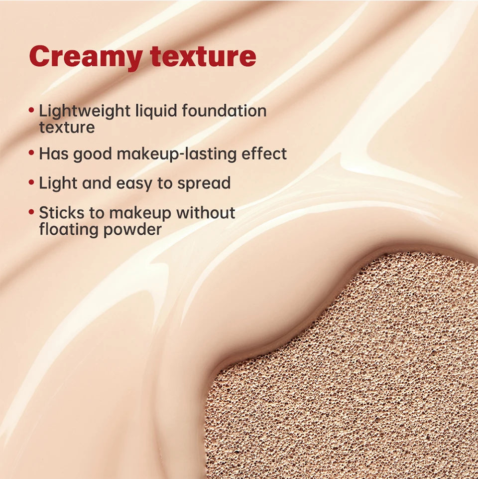 Long-Lasting BB Cream Air Cushion Foundation with Sunscreen