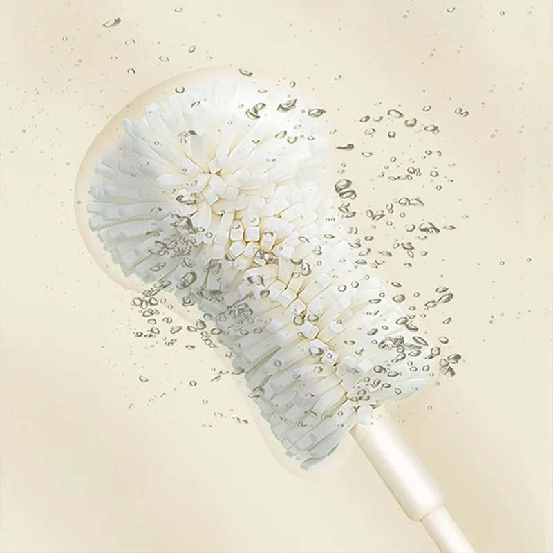 Long Handle Sponge Cup Brush – Bottle & Glass Cleaner Tool