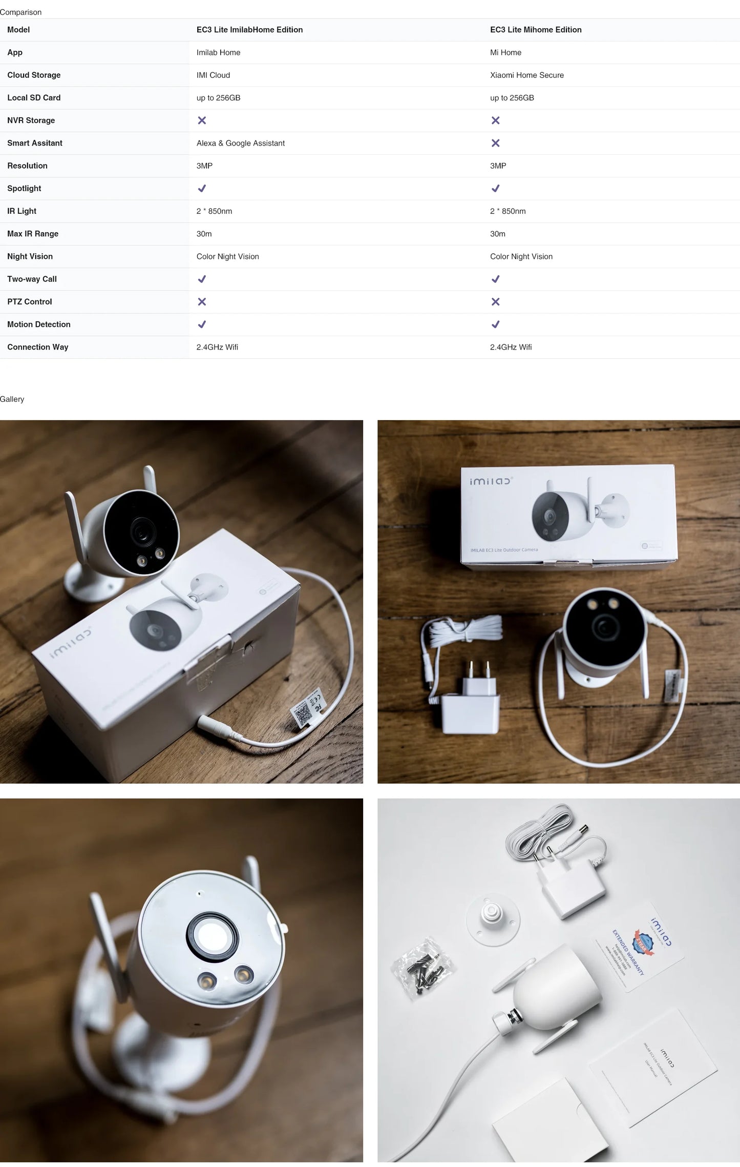2K HD Outdoor WiFi Security Camera – Smart Siren & Night Vision