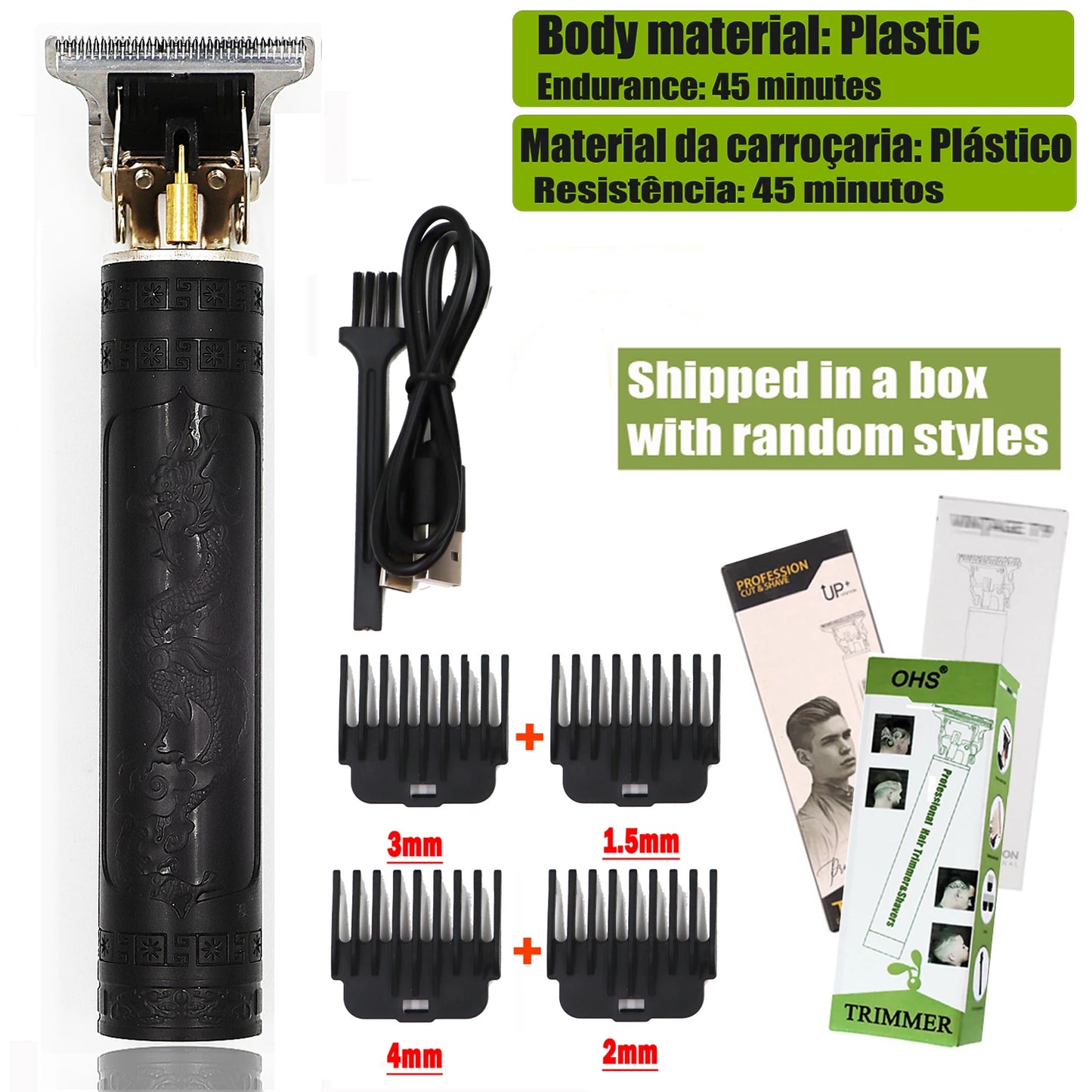 T9 Hair Clipper Zero Gap Trimmer