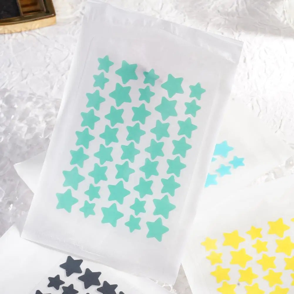 40pcs Star-Shaped Pimple Patches – Cute, Colorful & Invisible Care