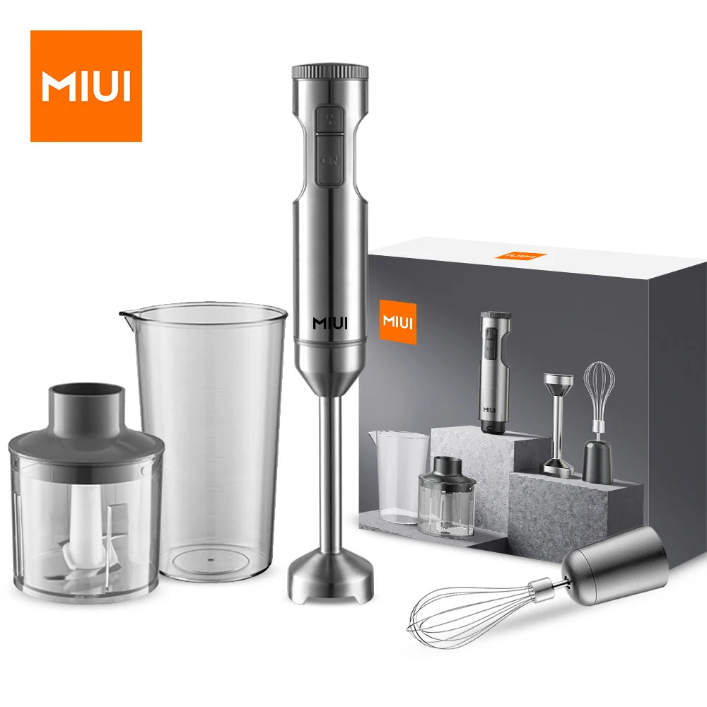 1000W 4-in-1 Hand Immersion Blender with Stainless Steel Stick