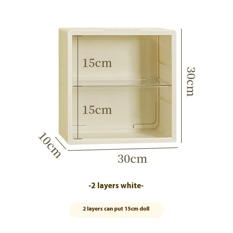 Labubu Acrylic Wall Display Cabinet