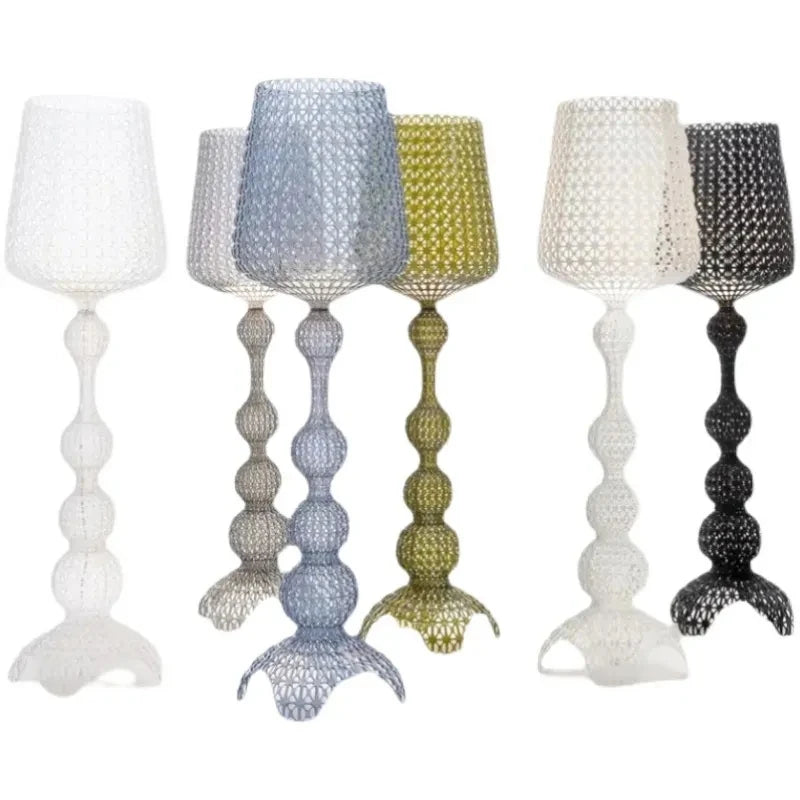 Italian Designer Hollow Goblet Acrylic Floor Lamp