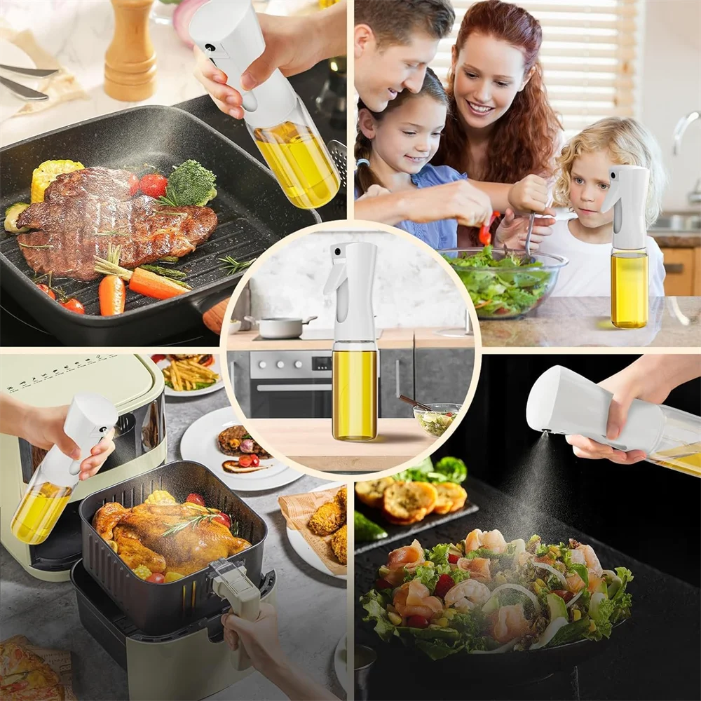Olive Oil Dispenser Bottle Spray Mist – Reusable Food Grade Cooking Sprayer
