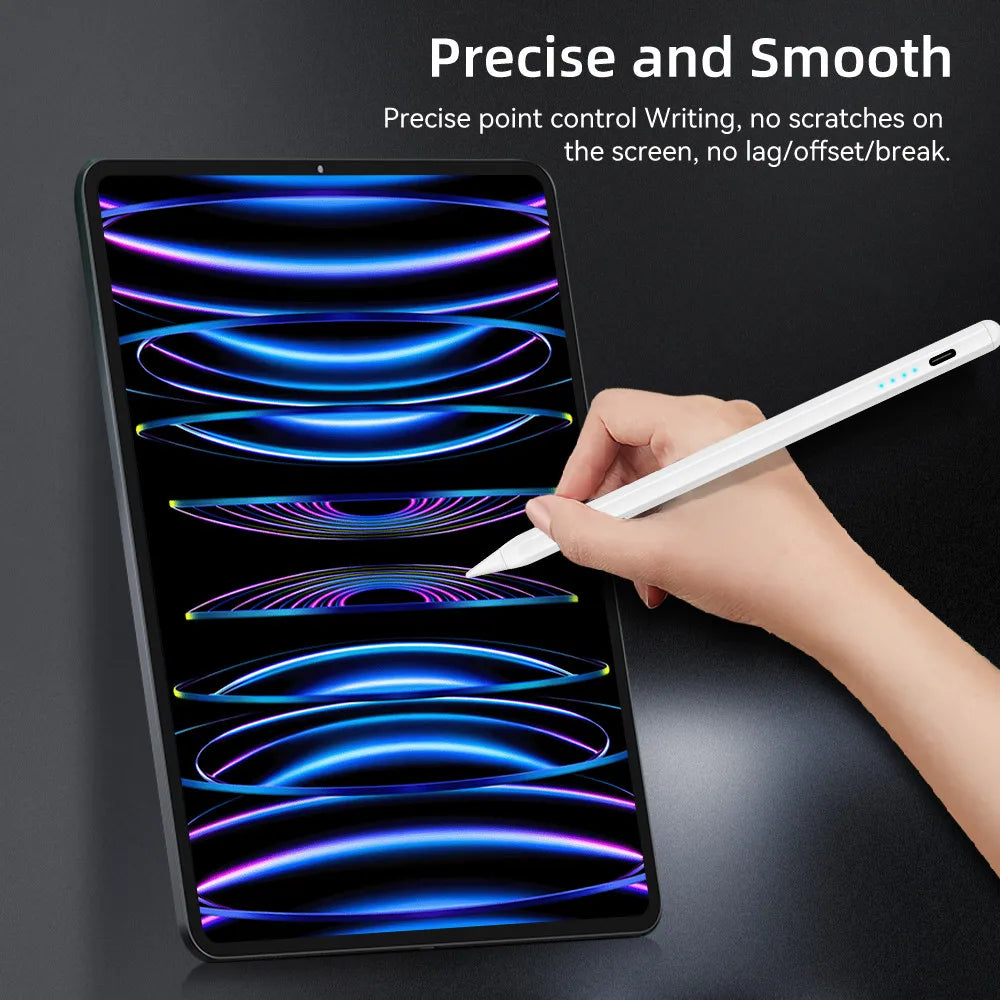 Stylus Pen for iPad – Palm Rejection & Power Display Compatible