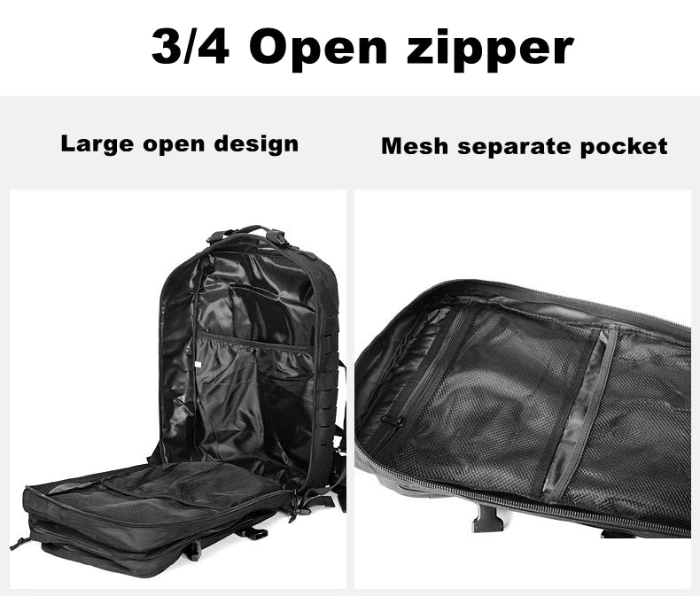Tactical Backpack – Small Gym, Travel & Hiking Bag with Molle System