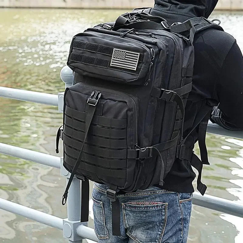 50L Tactical Backpack for Men – Outdoor Travel, Hiking & Hunting Bag