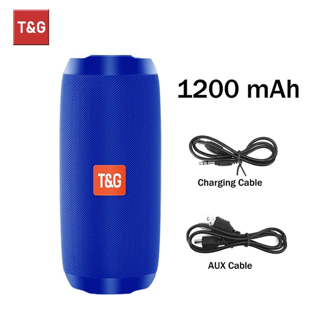 T&G TG117 Bluetooth Speaker Portable Waterproof Outdoor Stereo TWS