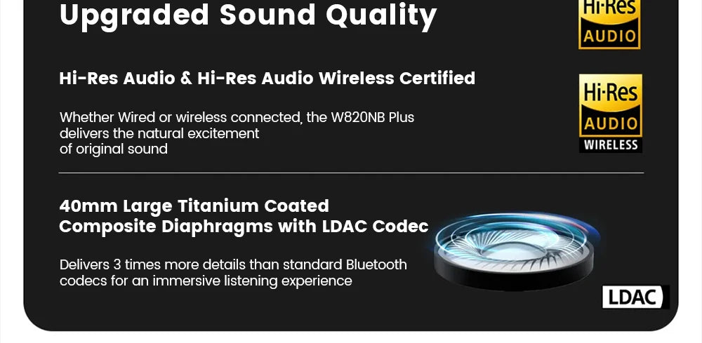 Edifier W820NB Plus ANC Headphones