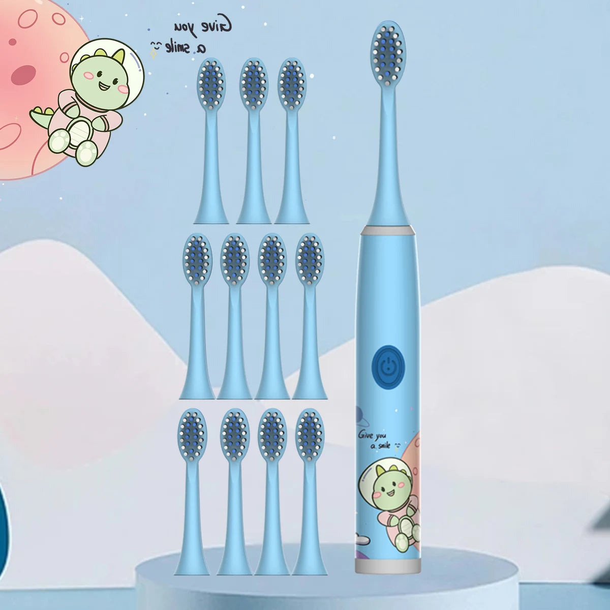 Kids Electric Toothbrush Cartoon Design
