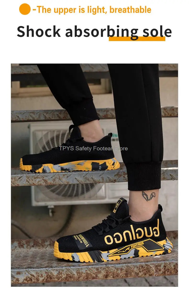 Safety Shoes for Men – Breathable, Anti-Puncture