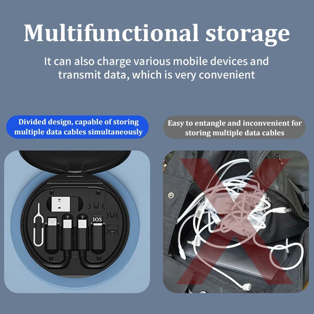 Multi USB Type C to C 60W Charging Adapter Cable Kit