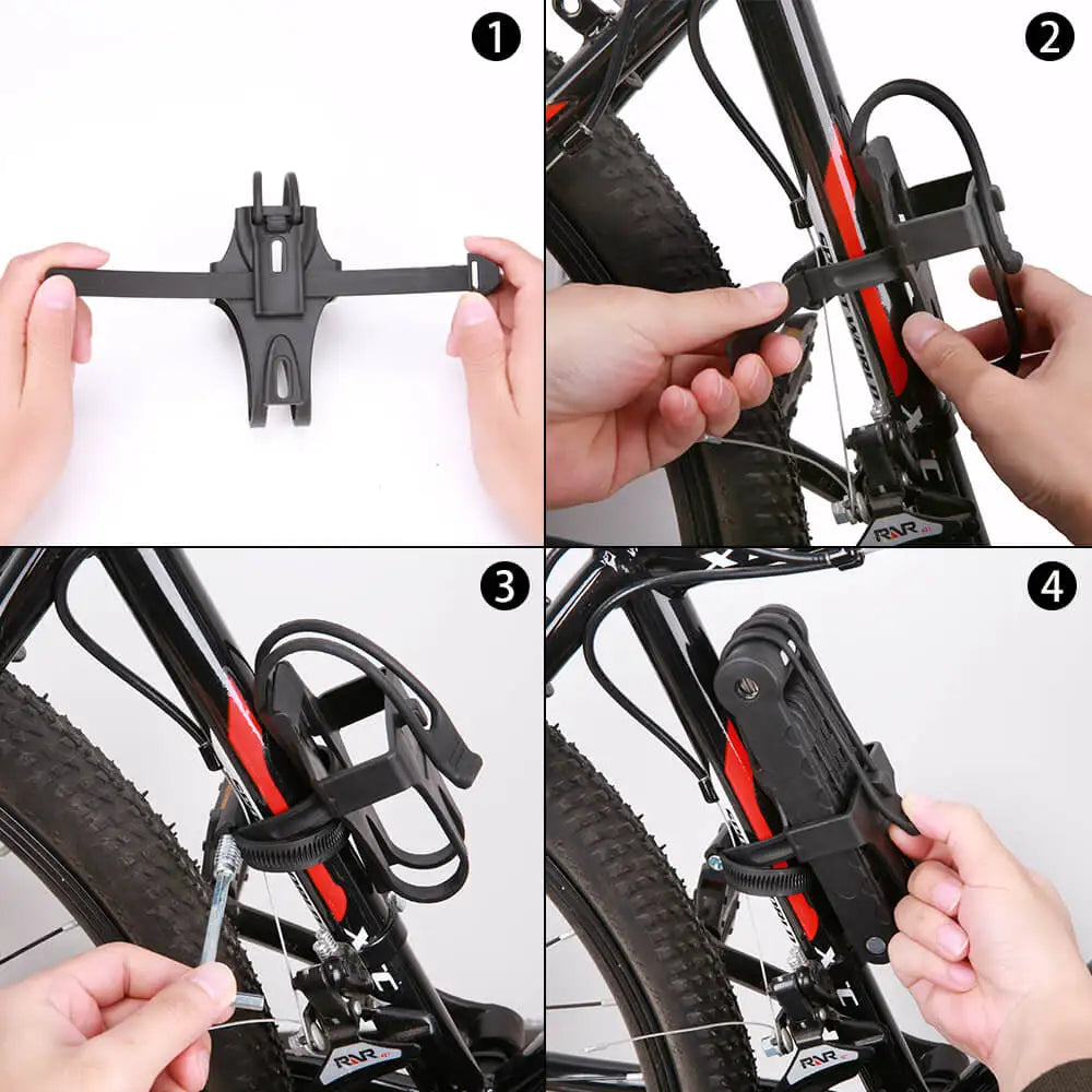 Foldable Bicycle Lock – High Security Anti-Theft Bike Accessory