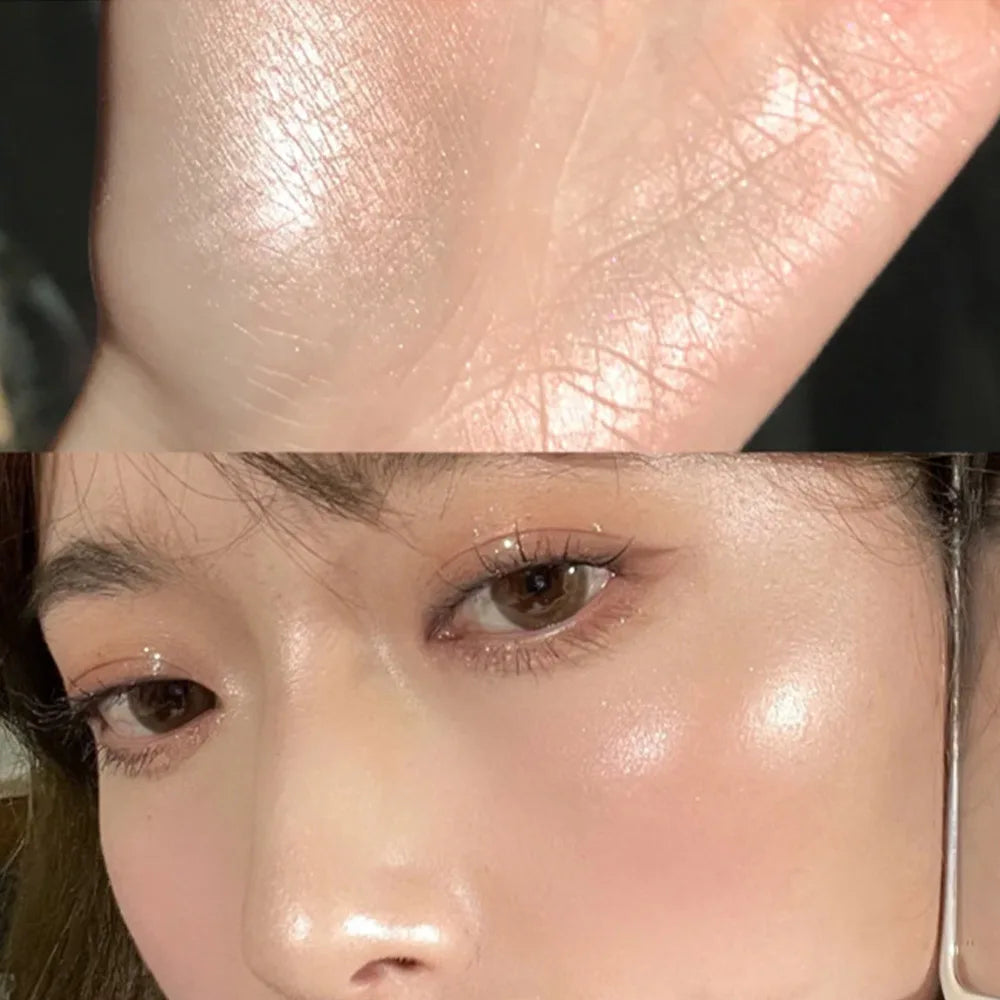 Matte Eyeshadow Stick & White Eyeliner–Shimmer Silver Highlighter Pen