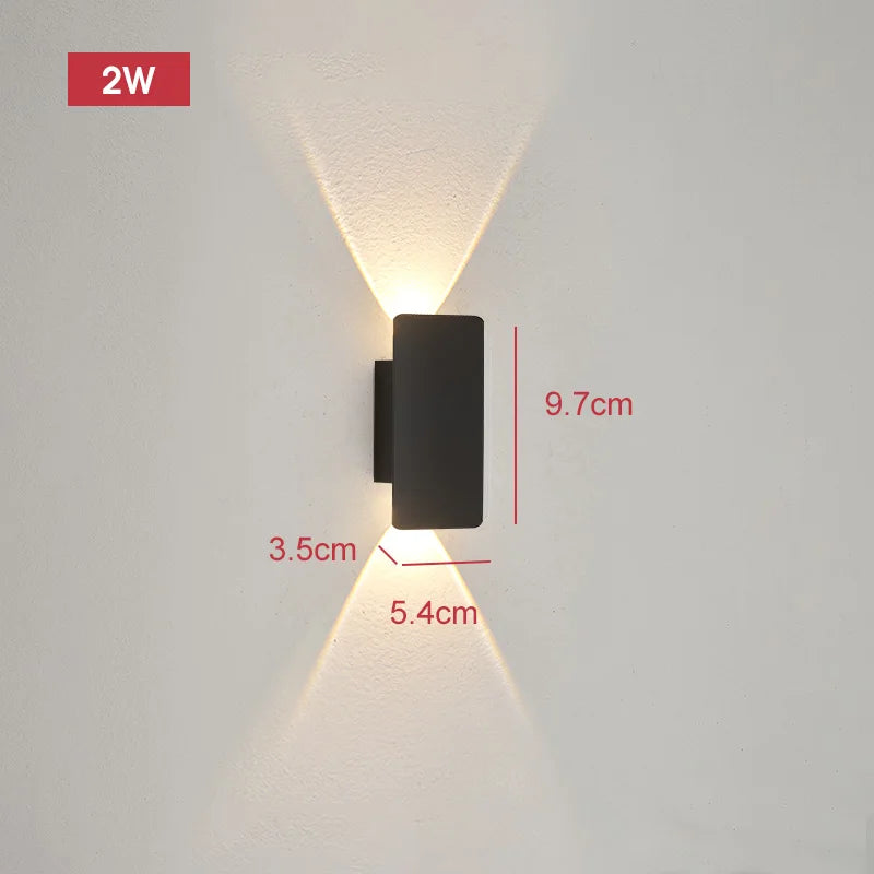 Modern LED Outdoor Wall Lamp – Waterproof IP65 Up Down Light