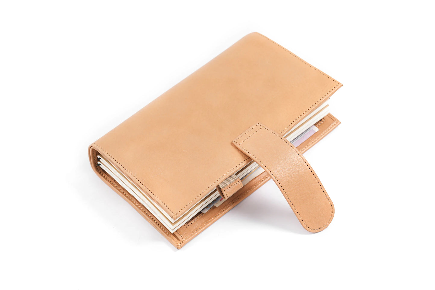 Vegetable Tanned Leather Travel Notebook – Standard Planner Cover