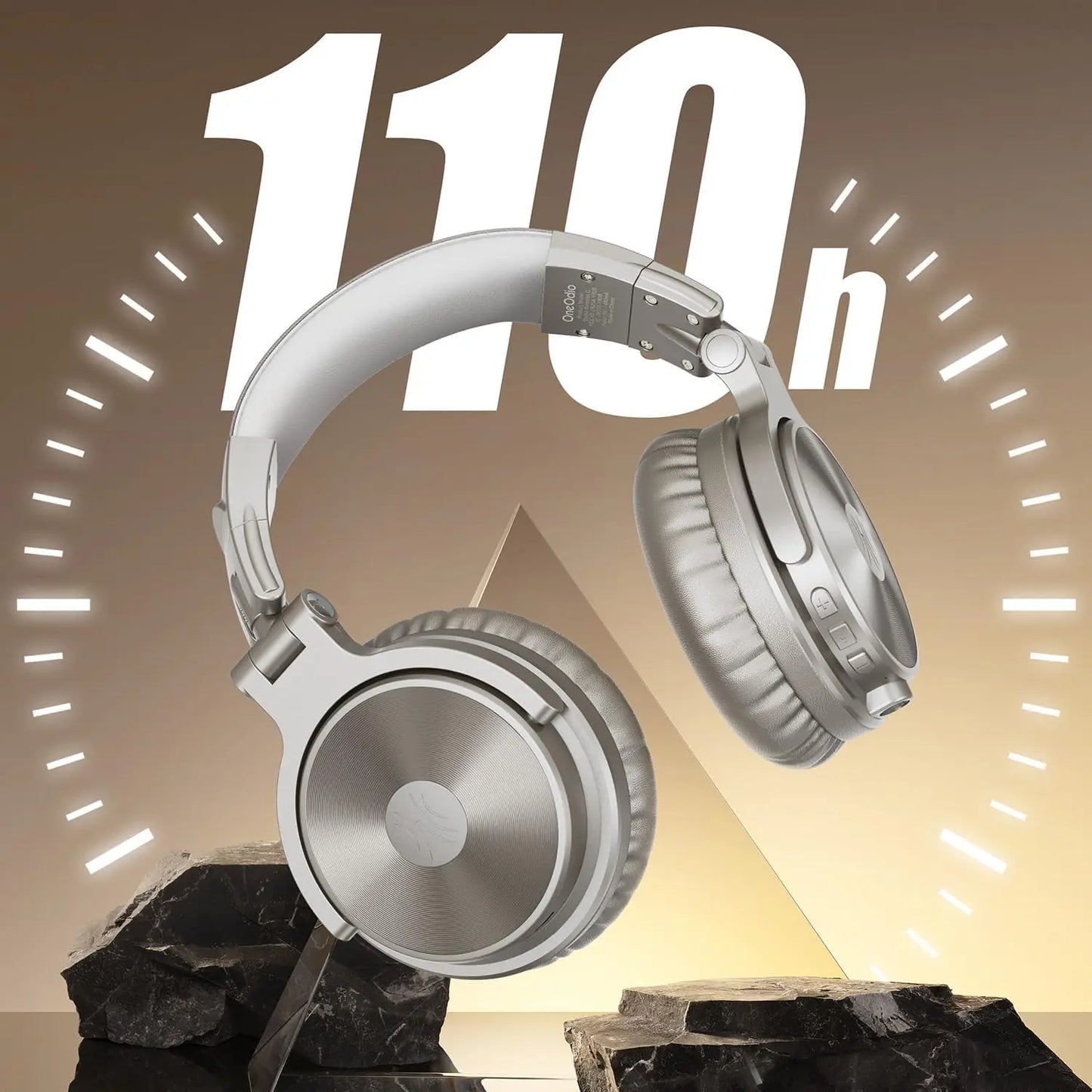 OneOdio Pro C Wireless Headphones – Hi-Res Over-Ear, 110h Playtime